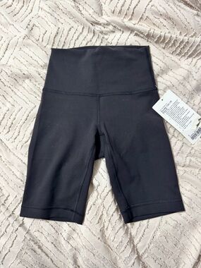 lululemon athletica Black High-Rise Biker Shorts